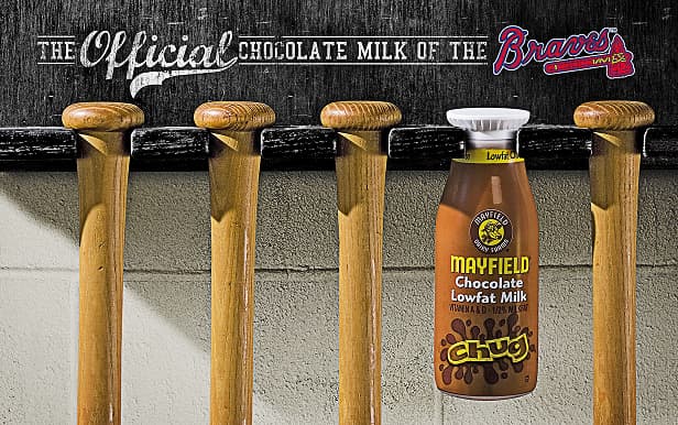 The official chocolate milk of the Braves