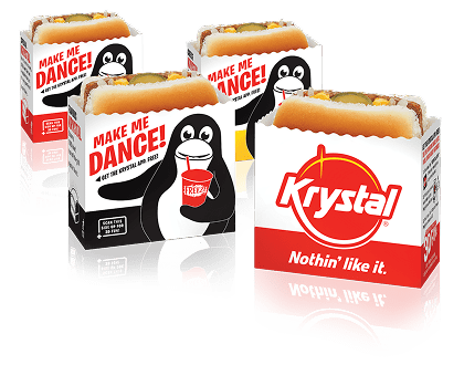 Penguins on Krystal box