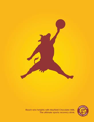 Reach new heights with mayfield chocolate milk