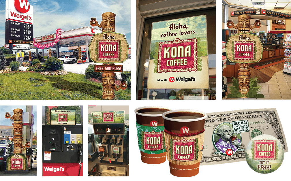 Weigels Branding
