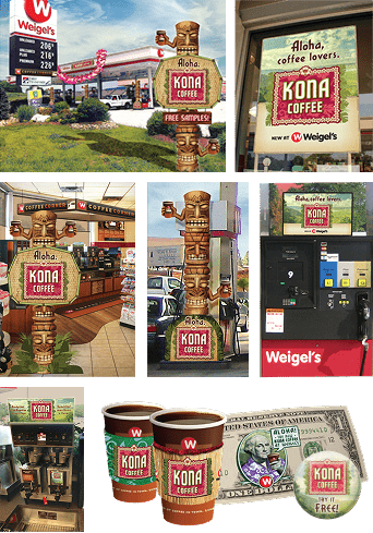 Weigels Branding